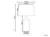 Bézs és szürke kerámia asztali lámpa 64 cm CALVAS_843220