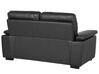 2 Seater Faux Leather Sofa  Black VOGAR_676512