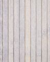 Conjunto de 5 cestas de madera de bambú gris/blanco TALPE_849971