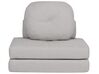 Sofá-cama de 1 lugar em tecido cinzento claro OLDEN_906453
