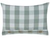 Set of 2 Cushions Checked 40 x 60 cm Mint Green TAMNINE_902338