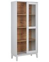 Glass Display Cabinet White RUMSON_913779