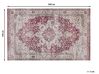 Teppich mehrfarbig orientalisches Muster 140 x 200 cm Kurzflor ARHAVI_817442