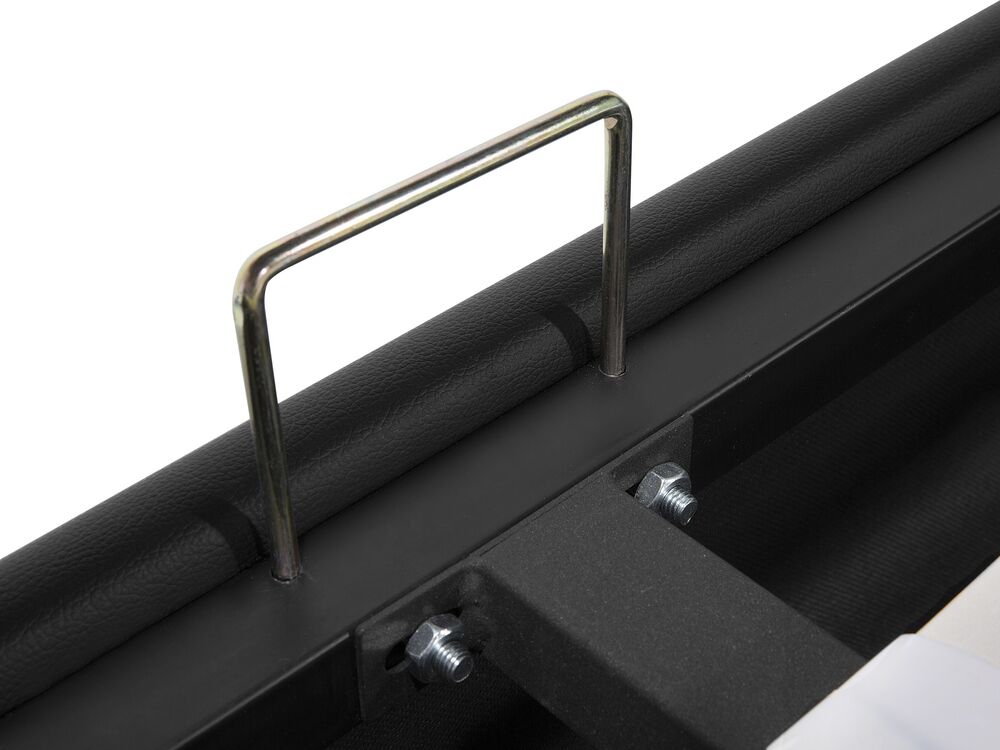 Cama negra en piel sintética con almacenaje 160x200 cm AVIGNON | Beliani.es