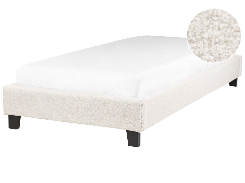 Boucle EU Single Bed VreROANNE Beliani