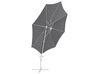 Riippuva aurinkovarjo tummanharmaa/valkoinen ⌀ 295 cm SAVONA II_828581