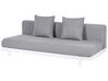 Lounge Set Aluminium weiß 5-Sitzer Auflagen grau MISSANELLO_910530