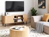 TV-meubel lichthout/zwart BRADLEY_900858