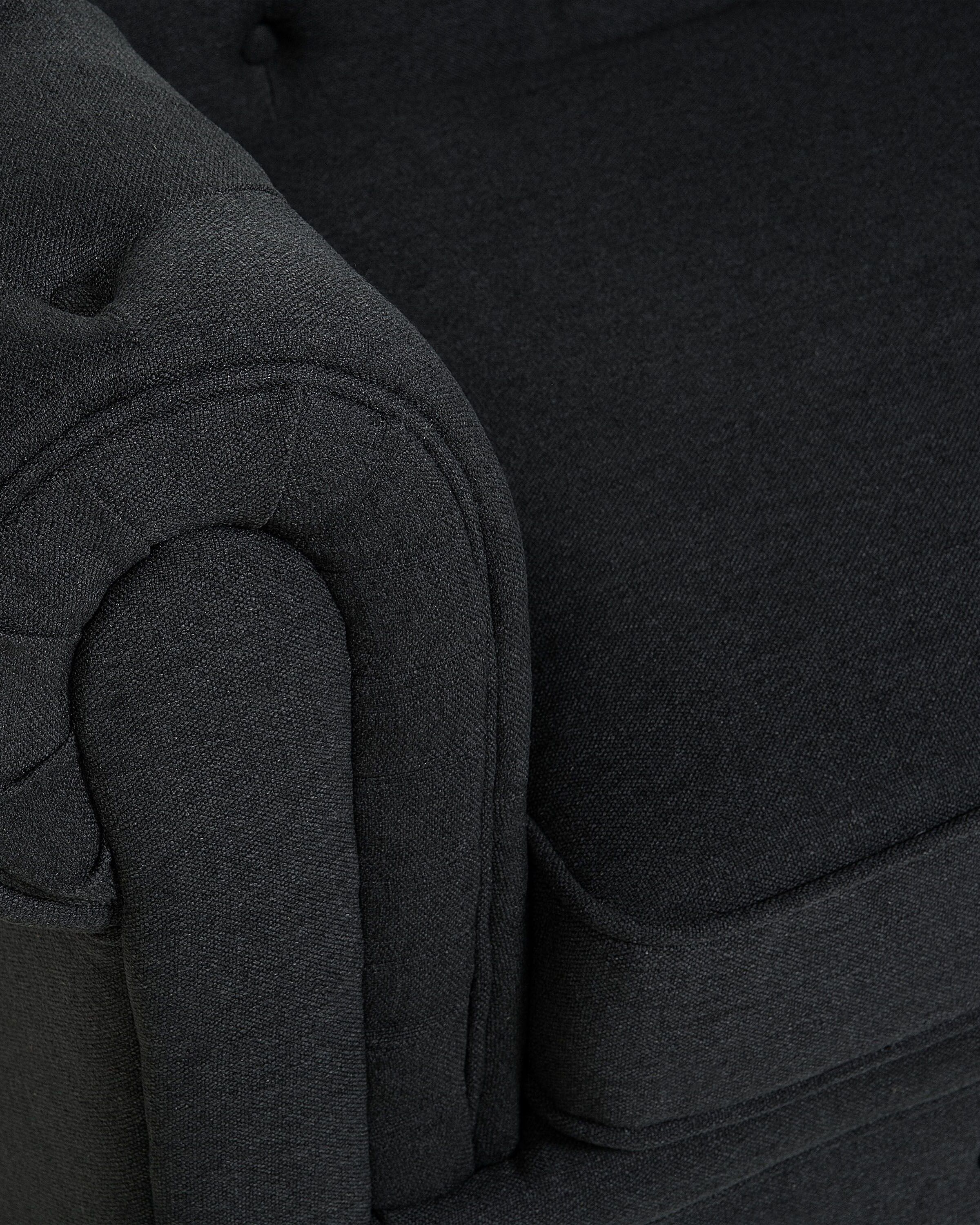 Fotel grafitowy CHESTERFIELD