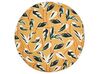 Set of 2 Outdoor Cushions Leaf Motif ⌀ 40 cm Multicolour TAGGIA_882814