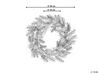 Pre-Lit Frosted Christmas Wreath ⌀ 40 cm Green WAPTA_832037