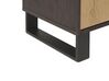 3 Drawer Sideboard Light Wood with Black ELDA_798124
