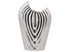 Terakotová dekorativní váza 26 cm stříbrná ECETRA_733830
