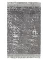Tappeto viscosa grigio 140 x 200 cm HANLI_837000