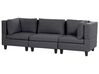 3-seters modulær sofa stoff mørkegrå UNSTAD_893571