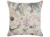 Set of 2 Cushions Floral Pattern 45 x 45 cm Violet ZAHRIYE_902127