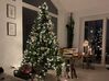 Künstlicher Weihnachtsbaum mit LED Beleuchtung Schnee bestreut 210 cm grün PALOMAR_837590
