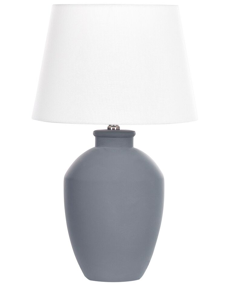 Lampada da tavolo ceramica grigio 55 cm ARCOS_878664