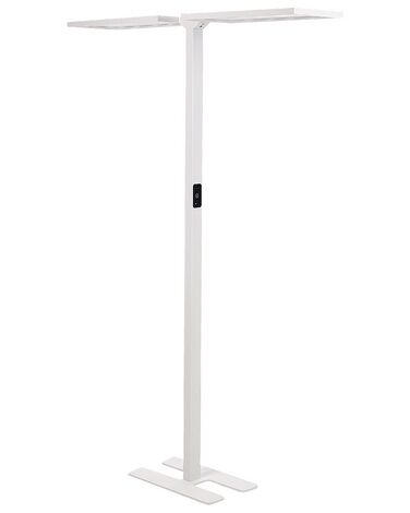 Candeeiro de pé LED em metal branco 196 cm SCULPTOR