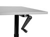Hæve sænkebord manuelt sort/grå 120 x 72 cm DESTINAS_899124