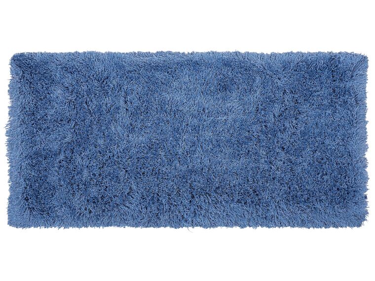 Vloerkleed polyester blauw 80 x 150 cm CIDE_746855
