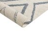 Shaggy Cotton Area Rug 160 x 230 cm Off-White and Blue MENDERES_842971