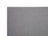 Cama continental de poliéster gris 180 x 200 cm SENATOR_705892