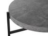 Konferenčný stolík s betónovým efektom sivá/čierna BONITA_717333