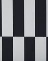 Vloerkleed polyester zwart/wit 80 x 240 cm PACODE_831691