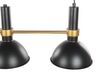 Hanglamp 3 lampen goud/zwart BELES_818196