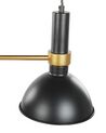 Lámpara de techo de metal negro/dorado 107 cm BELES_818196