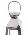Lampion stalowy 53 cm srebrny CRETE_723257