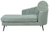Right Hand Boucle Chaise Lounge Green ALLIER_879231