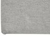 Cama de casal continental com arrumação em tecido cinzento claro 160 x 200 cm ARISTOCRAT_873796