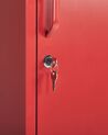 Metal Storage Cabinet Red FROME_813016