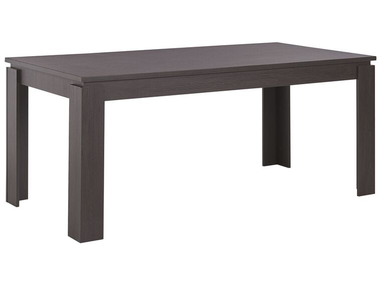Jedálenský stôl 180 x 90 cm tmavé drevo VITON_798091