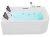 Bañera de hidromasaje LED de acrílico blanco derecha 170 x 119 cm BAYAMO_821163