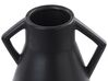 Dolomite Ceramic Flower Vase 30 cm Black FERMI_846028