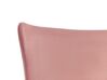 Sametová postel 180 x 200 cm růžová CHALEIX_857027