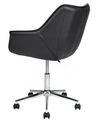 Faux Leather Desk Chair Black NEWDALE_854774