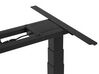Electric Adjustable Standing Desk 130 x 72 cm Grey and Black DESTIN II_786821