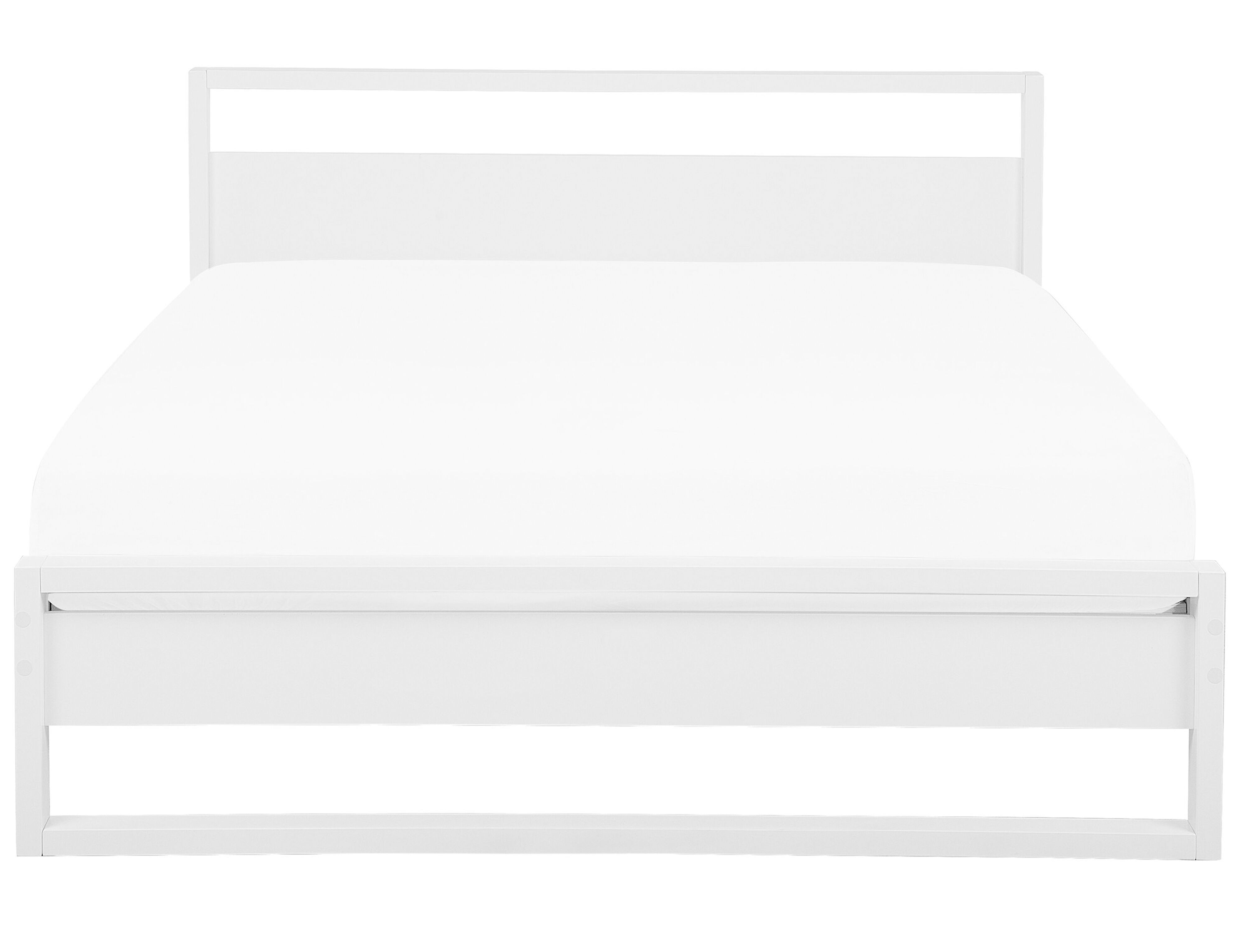 Letto in Legno di Pino Blu con Rete a Doghe 140 x 200 cm Beliani Letto in Legno di Pino Blu con Rete a Doghe 140 x 200 cm Beliani