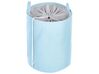 Conjunto de 3 cestos em tecido de poliéster azul e cinzento ARCHA_849703