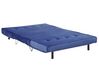 Sofá-cama de 2 lugares em veludo azul marinho VESTFOLD_808699