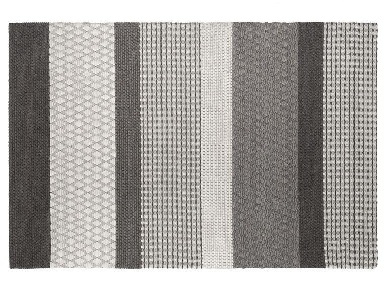 Vlněný koberec 140x200 cm šedý AKKAYA_751796