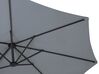Sötétszürke dupla napernyő ⌀ 460 cm SIBILLA_680013