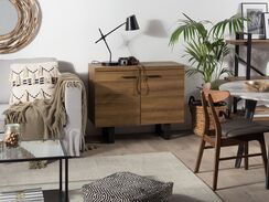 Lipasto 2 ovea ruskea TIMBER