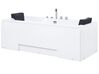 Whirlpool Bath with LED 1700 x 750 mm White GALLEY_719487