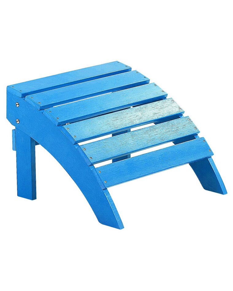 Garden Footstool Blue ADIRONDACK | Beliani.co.uk