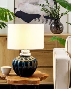 Pöytävalaisin keraaminen tummansininen NERIS Pöytävalaisin keraaminen tummansininen NERIS